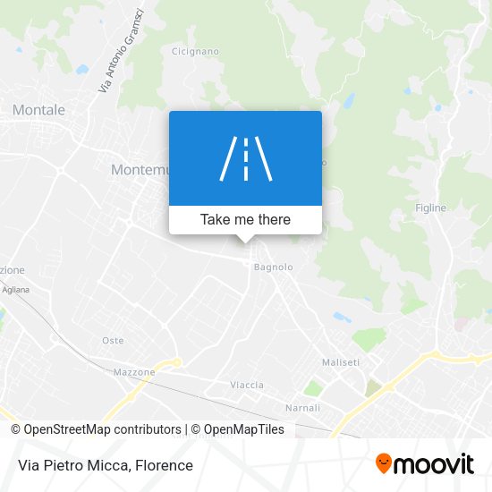 Via Pietro Micca map