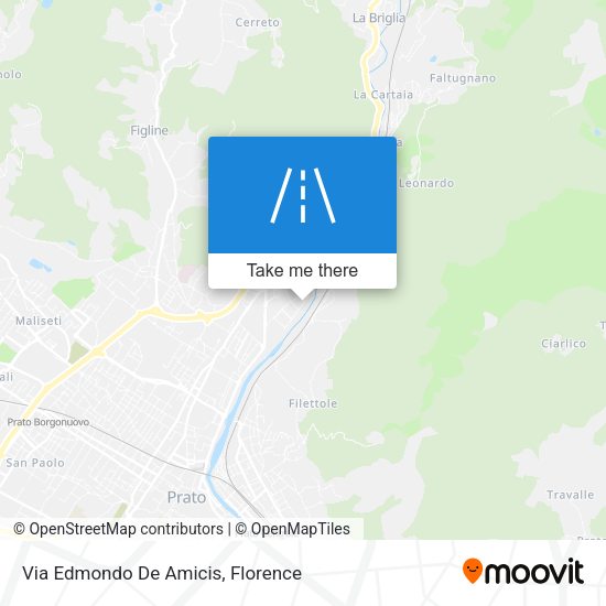 Via Edmondo De Amicis map