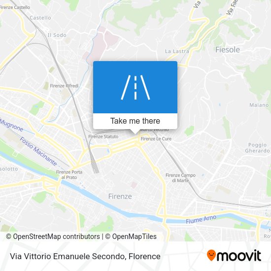 Via Vittorio Emanuele Secondo map