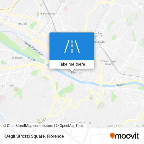 Degli Strozzi Square map