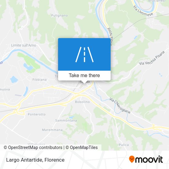 Largo Antartide map