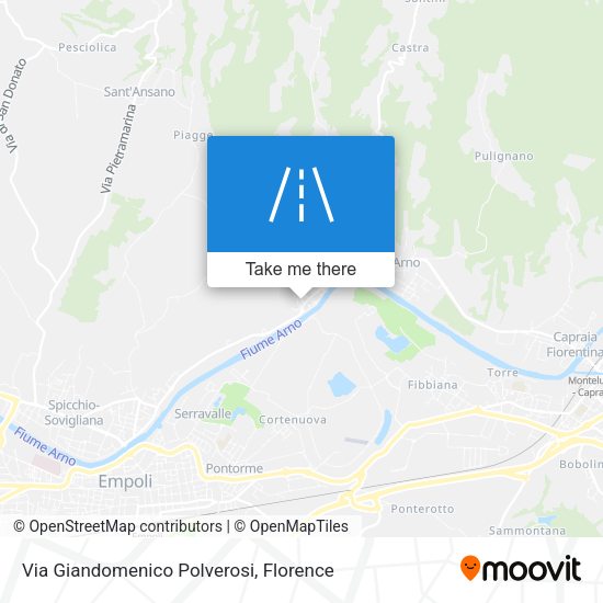 Via Giandomenico Polverosi map