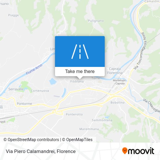 Via Piero Calamandrei map