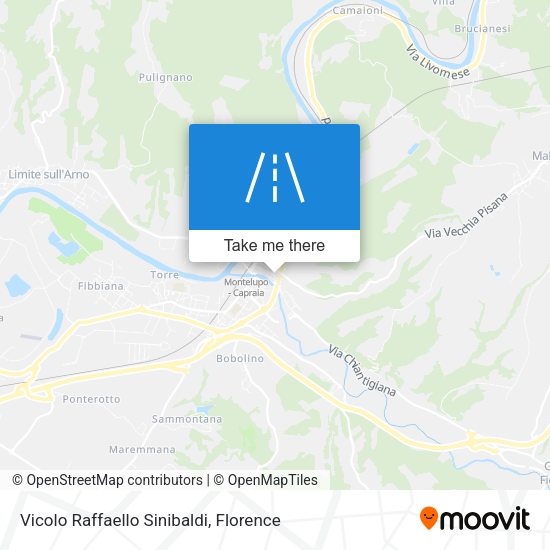 Vicolo Raffaello Sinibaldi map