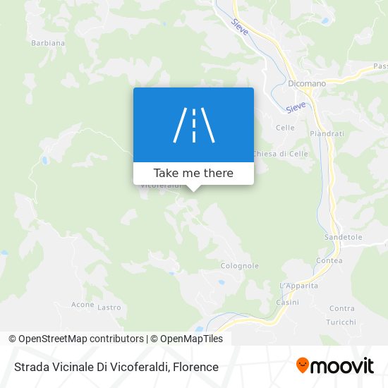 Strada Vicinale Di Vicoferaldi map