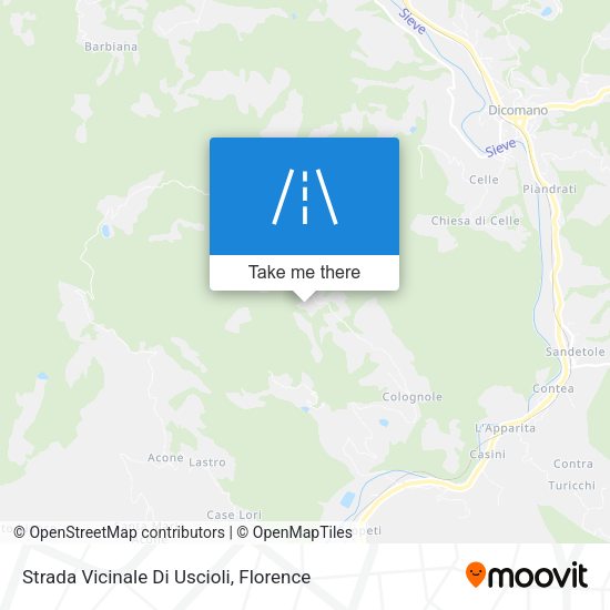 Strada Vicinale Di Uscioli map