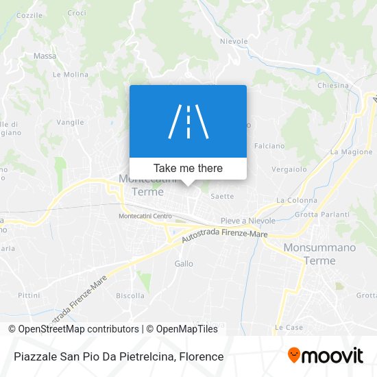 Piazzale San Pio Da Pietrelcina map