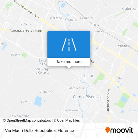 Via Madri Della Repubblica map