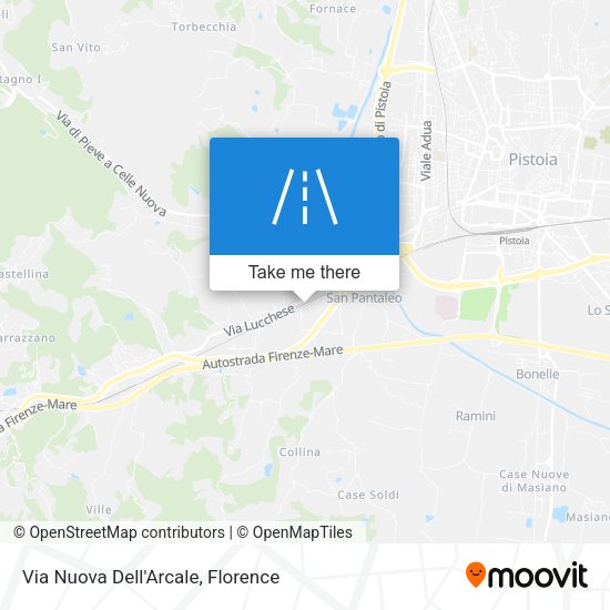 Via Nuova Dell'Arcale map