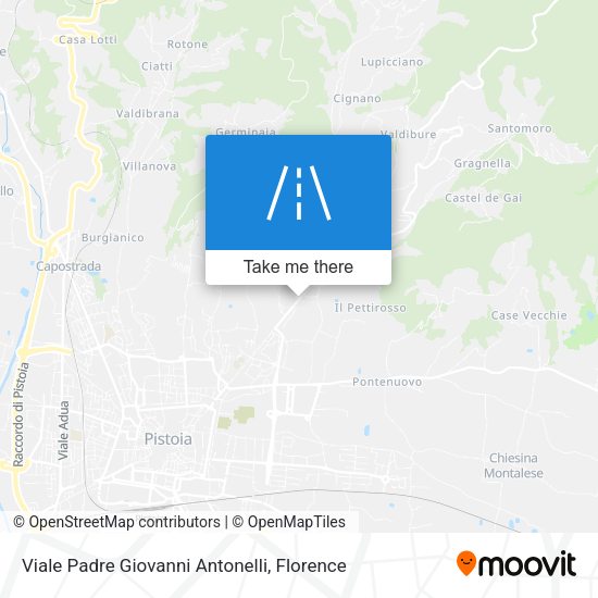 Viale Padre Giovanni Antonelli map