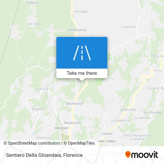 Sentiero Della Ghiandaia map
