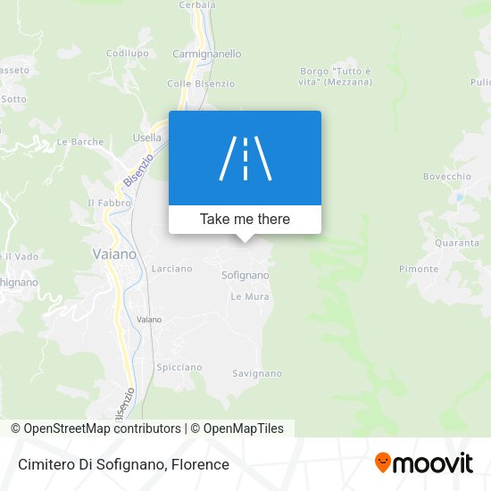 Cimitero Di Sofignano map