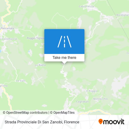 Strada Provinciale Di San Zanobi map