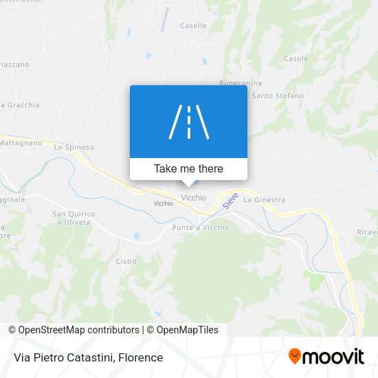 Via Pietro Catastini map