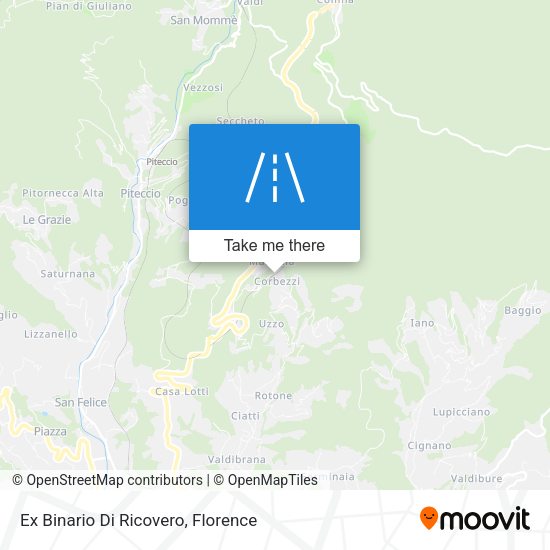 Ex Binario Di Ricovero map