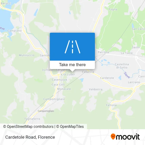 Cardetole Road map