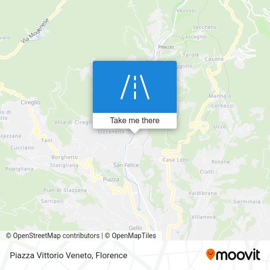 Piazza Vittorio Veneto map