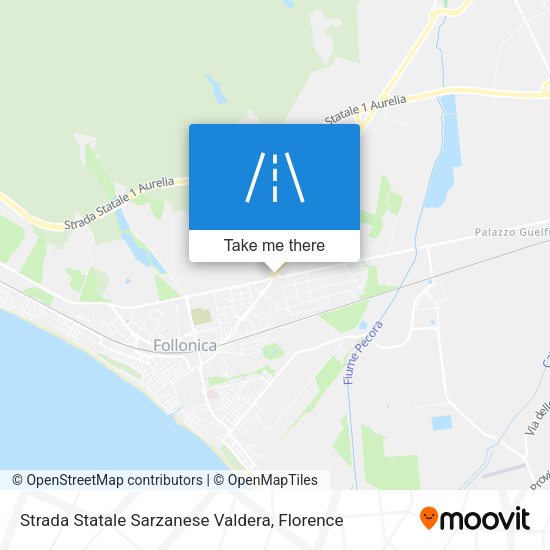 Strada Statale Sarzanese Valdera map