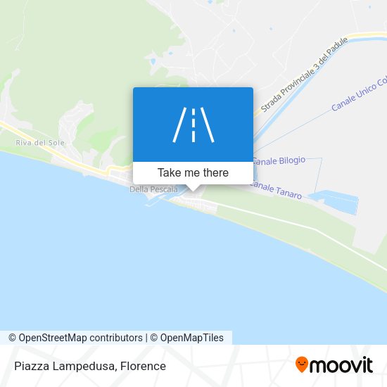 Piazza Lampedusa map