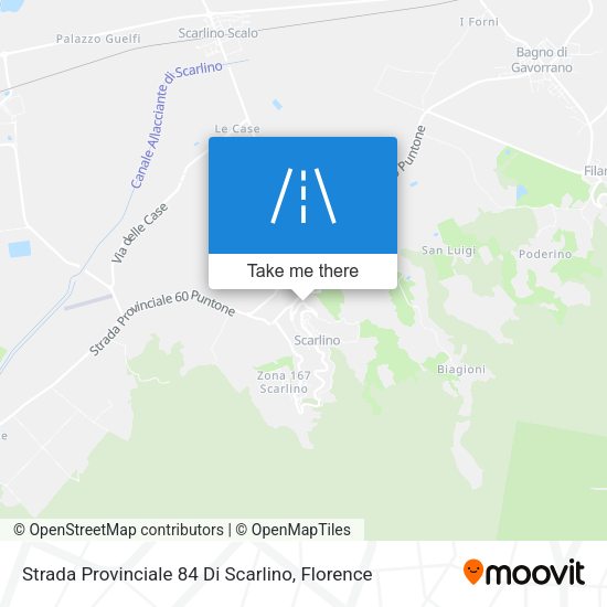 Strada Provinciale 84 Di Scarlino map