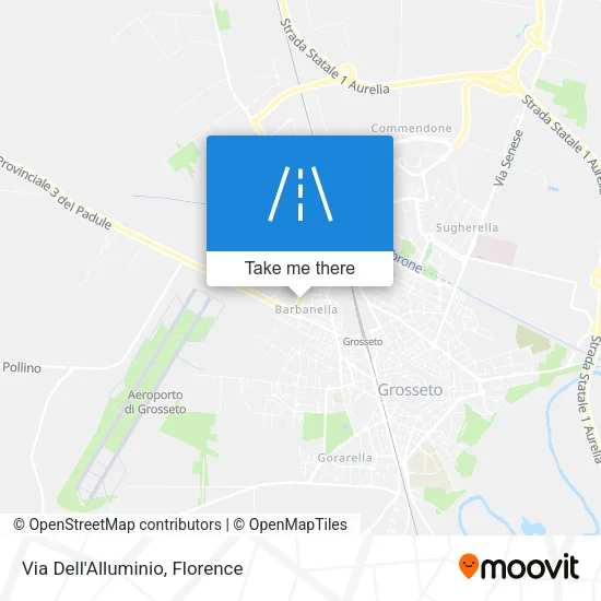 Via Dell'Alluminio map