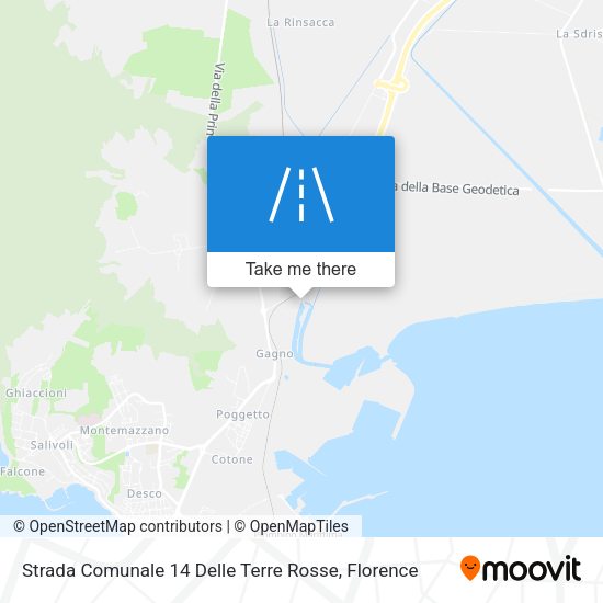 Strada Comunale 14 Delle Terre Rosse map