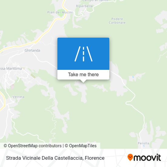 Strada Vicinale Della Castellaccia map