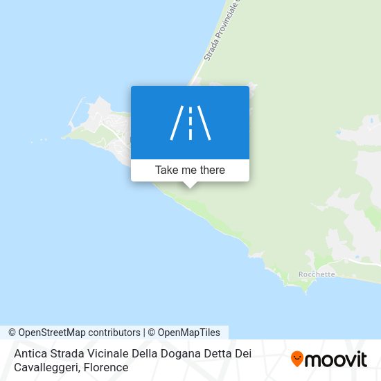 Antica Strada Vicinale Della Dogana Detta Dei Cavalleggeri map