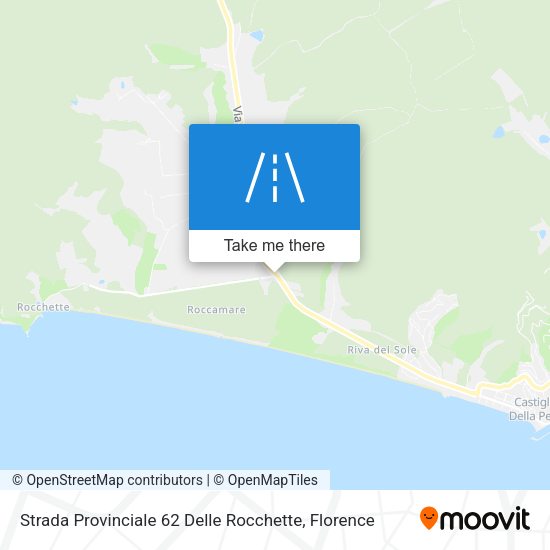 Strada Provinciale 62 Delle Rocchette map