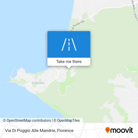 Via Di Poggio Alle Mandrie map