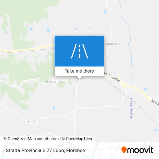Strada Provinciale 27 Lupo map
