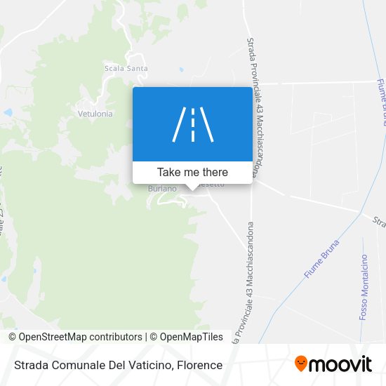 Strada Comunale Del Vaticino map