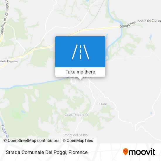 Strada Comunale Dei Poggi map