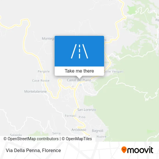Via Della Penna map