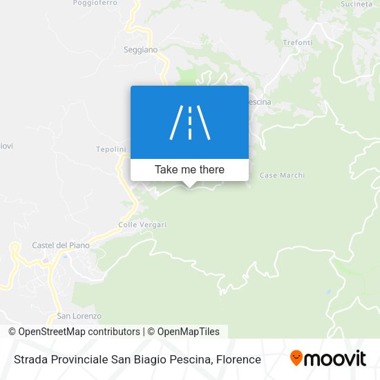 Strada Provinciale San Biagio Pescina map