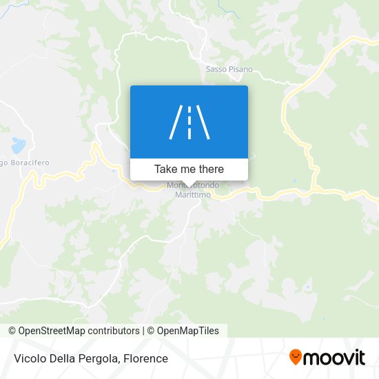 Vicolo Della Pergola map