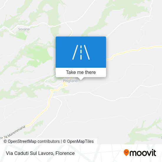 Via Caduti Sul Lavoro map