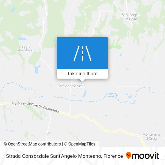 Strada Consorziale Sant'Angelo Monteano map