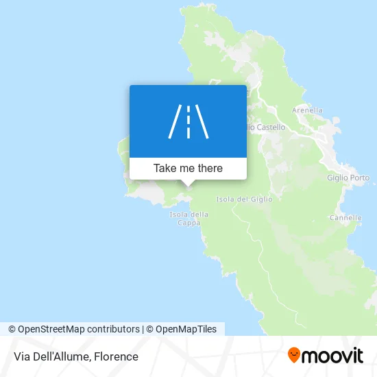Via Dell'Allume map