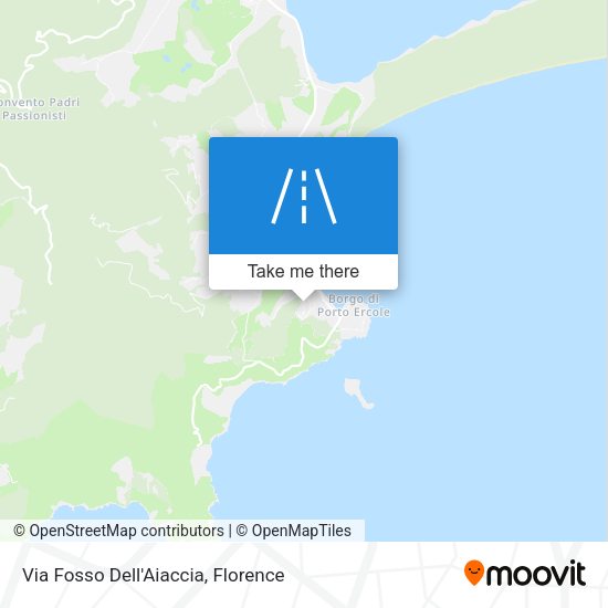 Via Fosso Dell'Aiaccia map