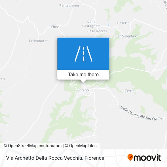 Via Archetto Della Rocca Vecchia map