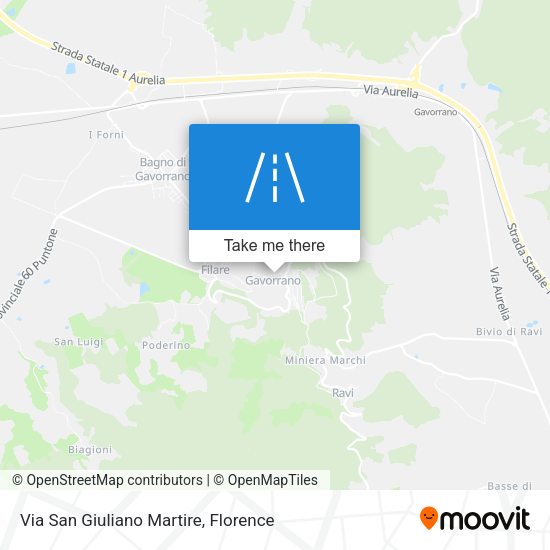 Via San Giuliano Martire map