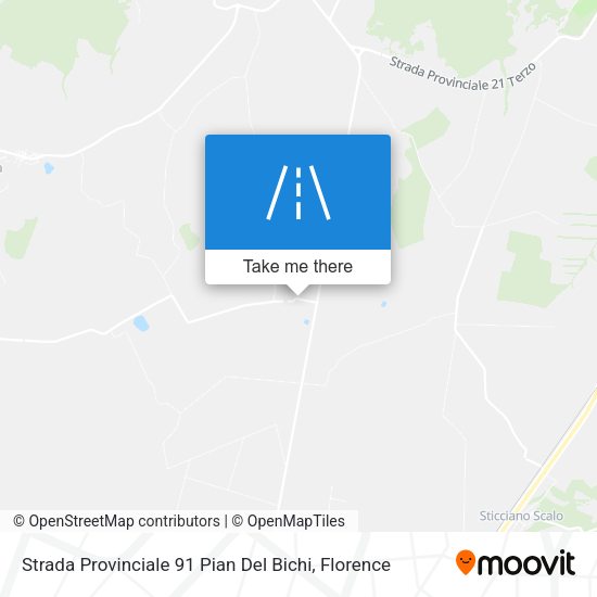Strada Provinciale 91 Pian Del Bichi map