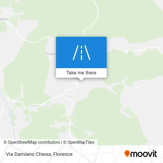 Via Damiano Chiesa map