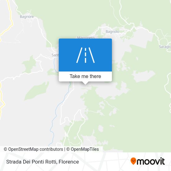 Strada Dei Ponti Rotti map