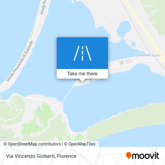 Via Vincenzo Gioberti map