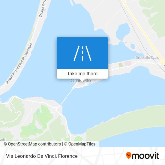 Via Leonardo Da Vinci map
