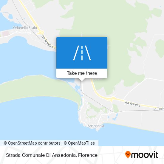 Strada Comunale Di Ansedonia map