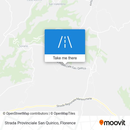 Strada Provinciale San Quirico map