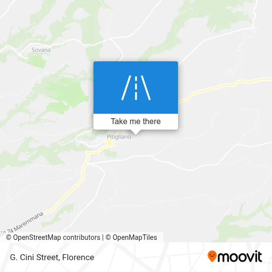 G. Cini Street map